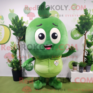 Mascot character of a Olive...