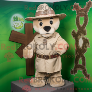 Mascottefiguur van een...