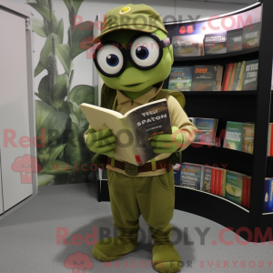Mascot character of a Olive...