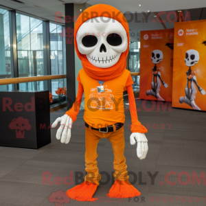 Mascottefiguur van een...