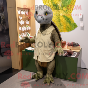 Mascot character of a Olive...