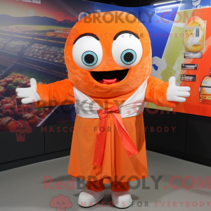 Postava maskota Orange...