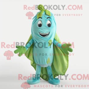 Mascot character of a Cyan...