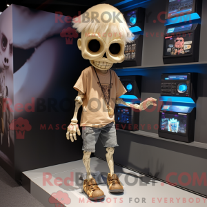 Personagem de máscara de...