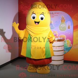 Personagem de máscara de um...