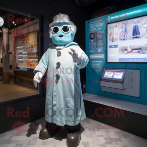 nan Doctor mascot costume character dressed with a Coat and Digital watches