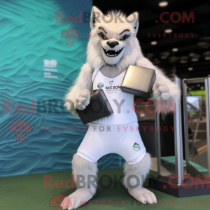 Mascottefiguur van een...