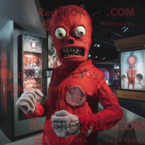 Mascot character of a Red...