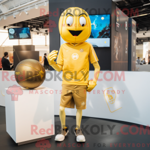 Maskotfigur af en...