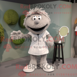 Mascot character of a Gray...