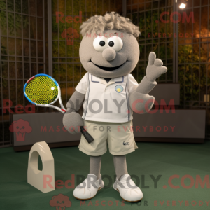Mascot character of a Gray...