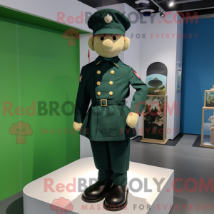 Mascot character of a Green...