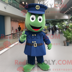Mascot character of a Green...