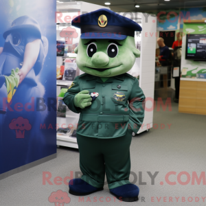 Mascot character of a Green...