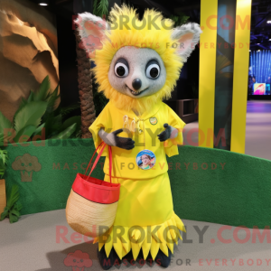 Mascot character of a Lemon...