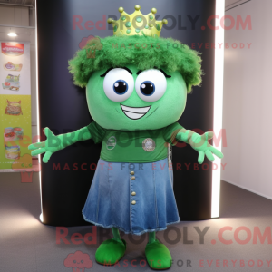 Mascot character of a Green...