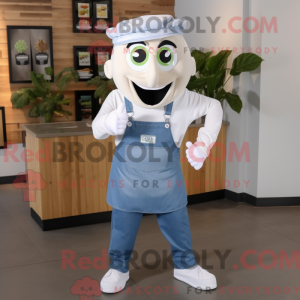 Mascot character of a White...