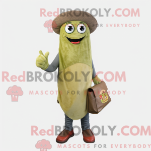 Mascot character of a Olive...