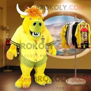 Mascottefiguur van een...