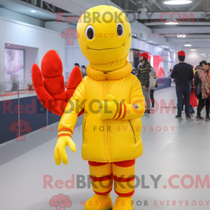 Mascot karakter van een...