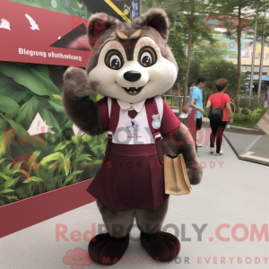 Mascottekarakter van een...