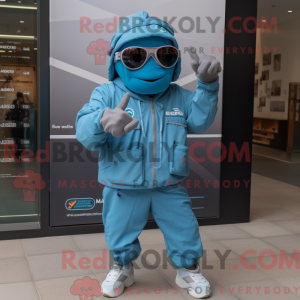 Mascottefiguur van een...