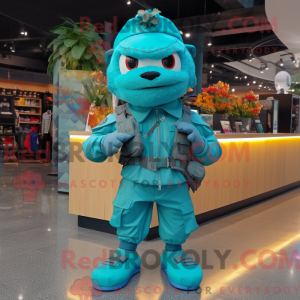 Mascot character of a...