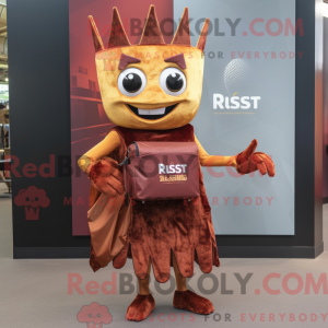 Mascot character of a Rust...