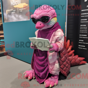 Máscara de Pangolim Magenta...