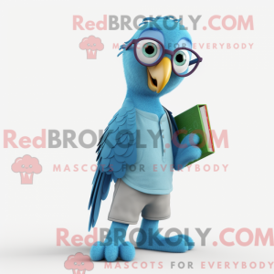 Mascot character of a Cyan...