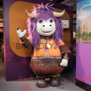 Mascot character of a Yak...