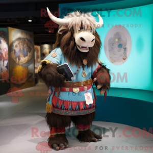 Mascot character of a Yak...