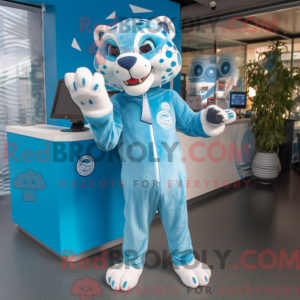 Mascot karakter van een...