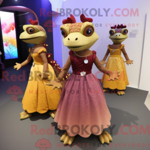 Mascottefiguur van een...