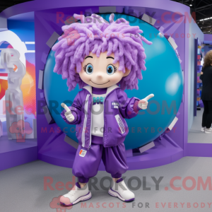 Postava maskota Purple Gyro...