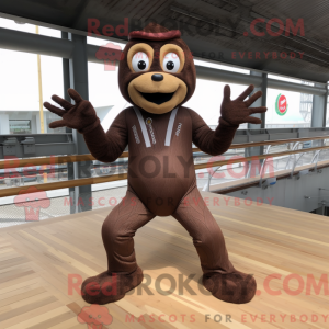 Mascottefiguur van een...