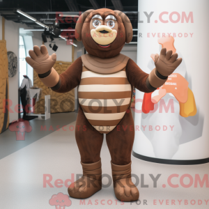 Mascottefiguur van een...