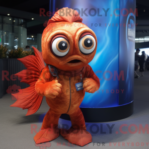 Mascot character of a Rust...