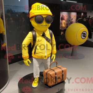 Mascot character of a Lemon...