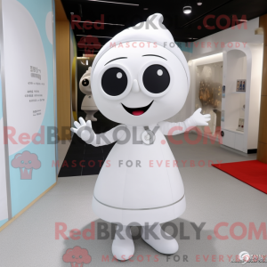 Mascot character of a White...