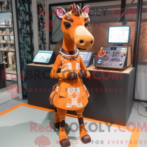 Mascot karakter van een...