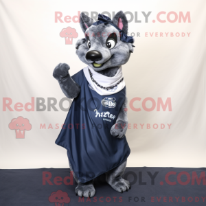 Mascot character of a Navy...