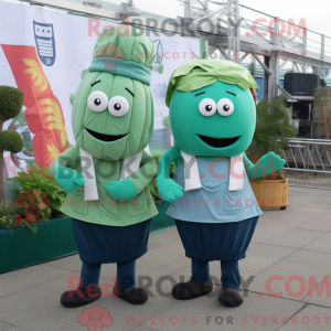 Mascot karakter van een...