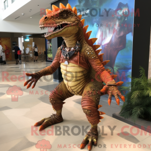 Mascottefiguur van een Rust...