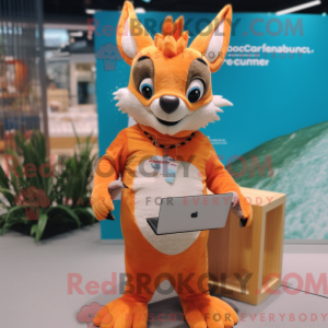 Mascot karakter van een...