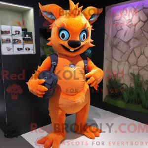 Mascot karakter van een...