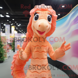 Mascot character of a Peach...