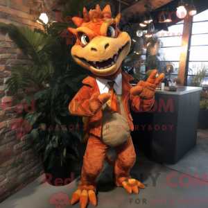 Mascot karakter van een...