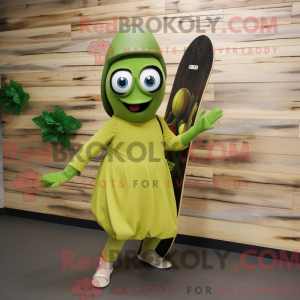 Mascot character of a Olive...