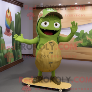 Mascot character of a Olive...